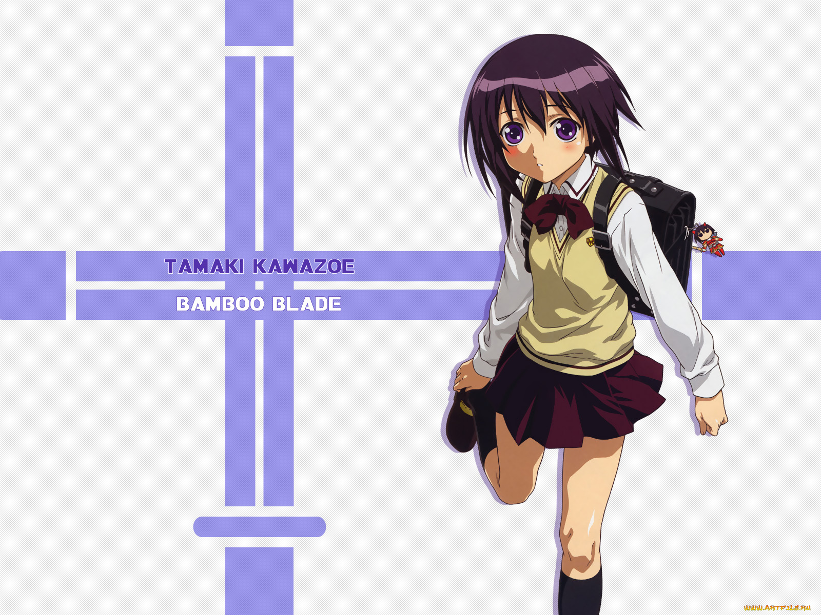 аниме, bamboo, blade