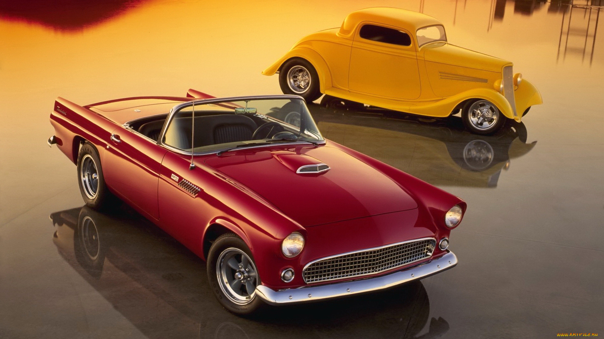 автомобили, разные, вместе