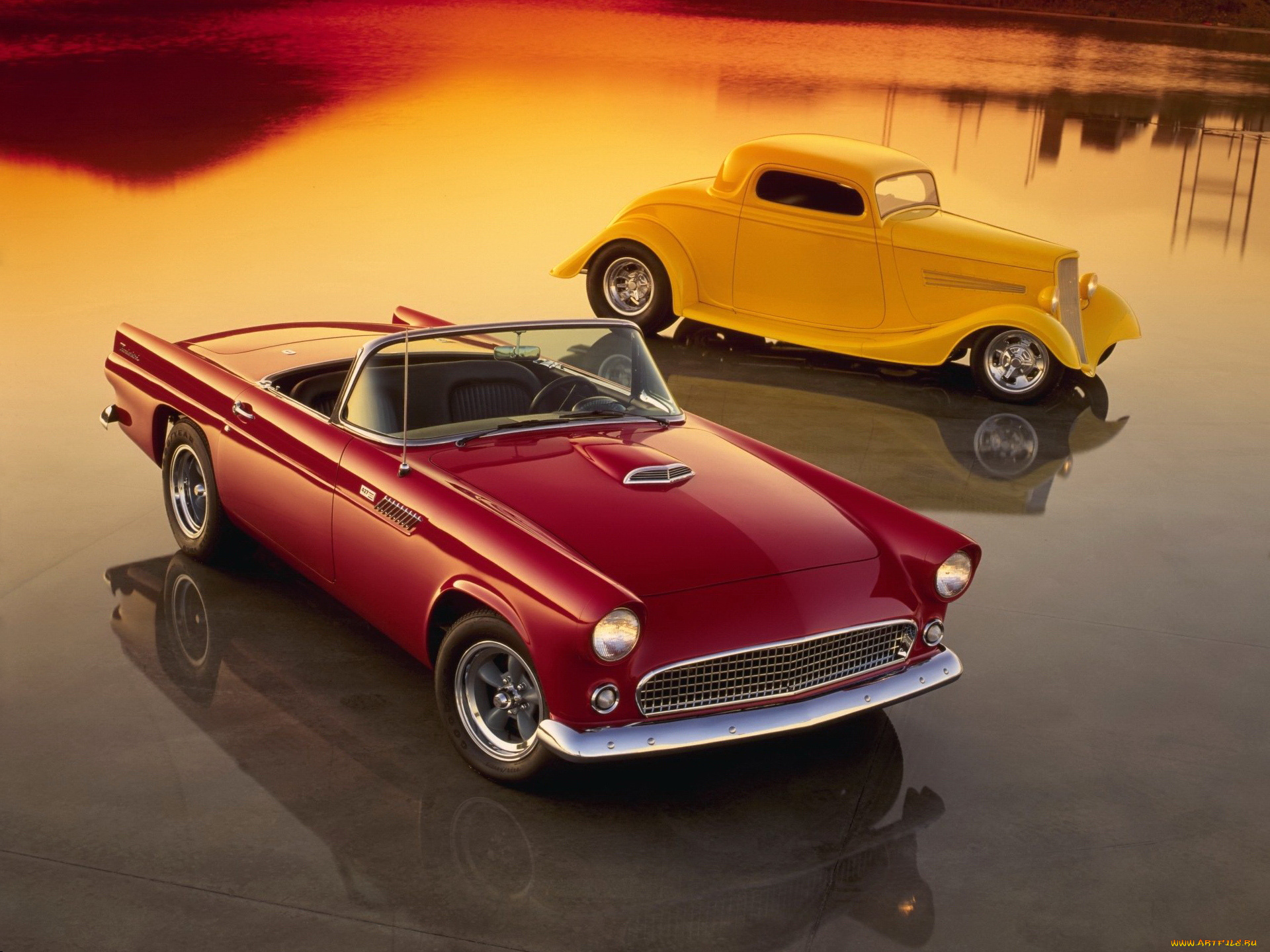 автомобили, разные, вместе