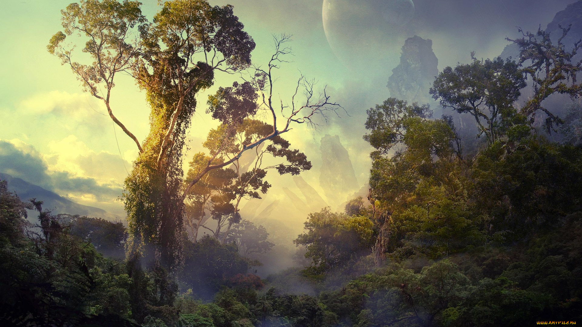 фэнтези, пейзажи