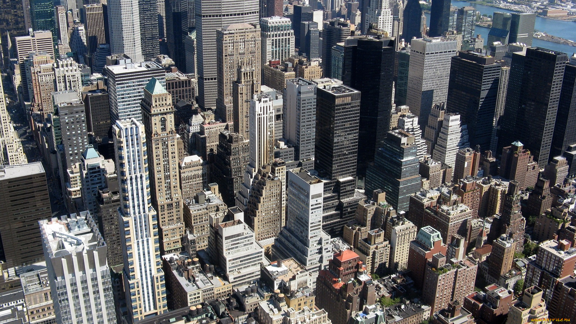нью, йорк, города, сша, небоскребы