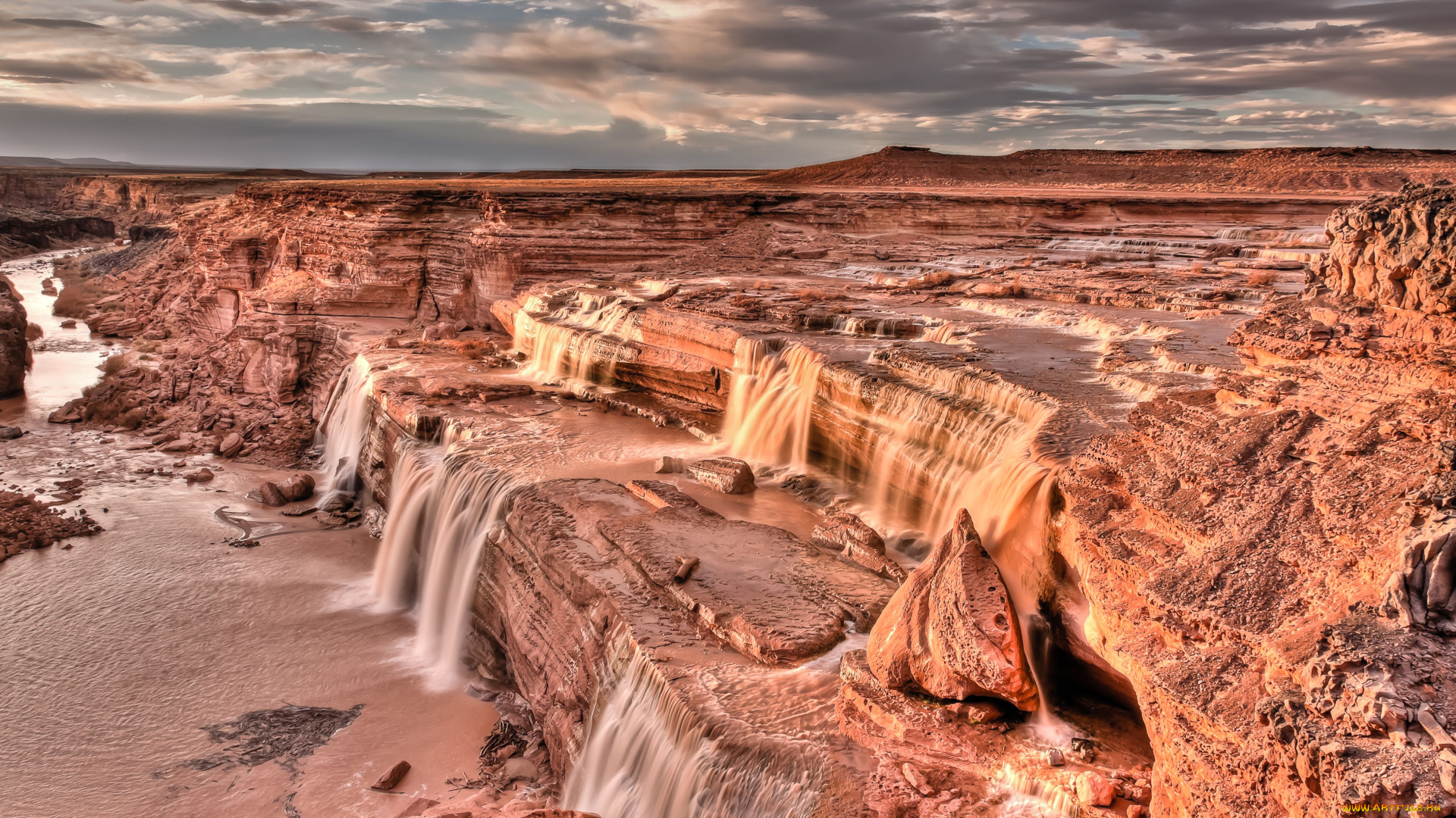 природа, водопады