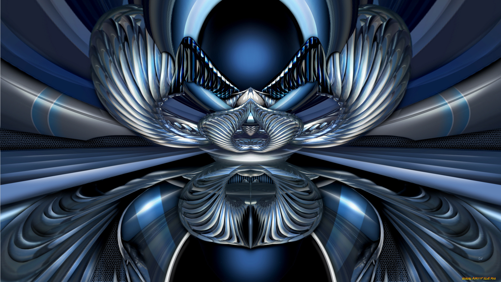 3д, графика, fractal, фракталы, фон, узор