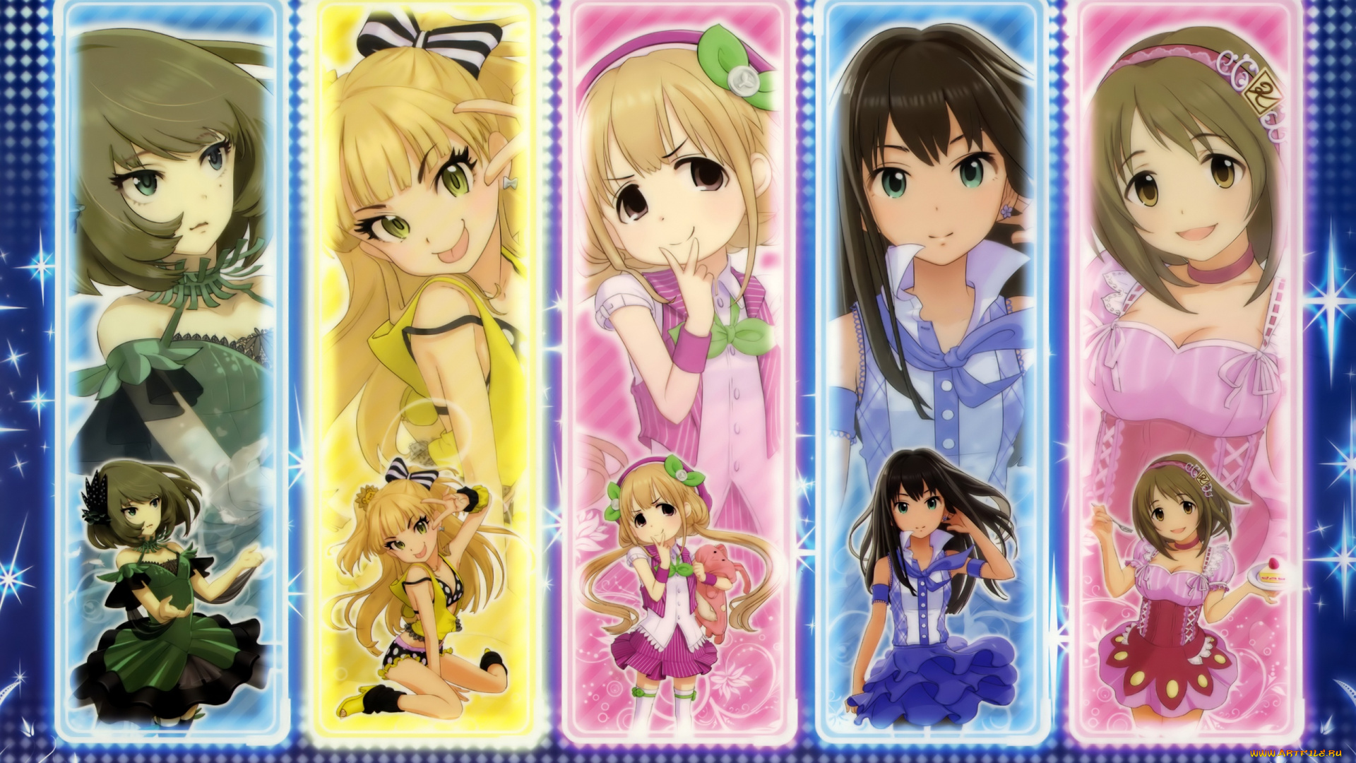 аниме, idolm@ster, idolmaster