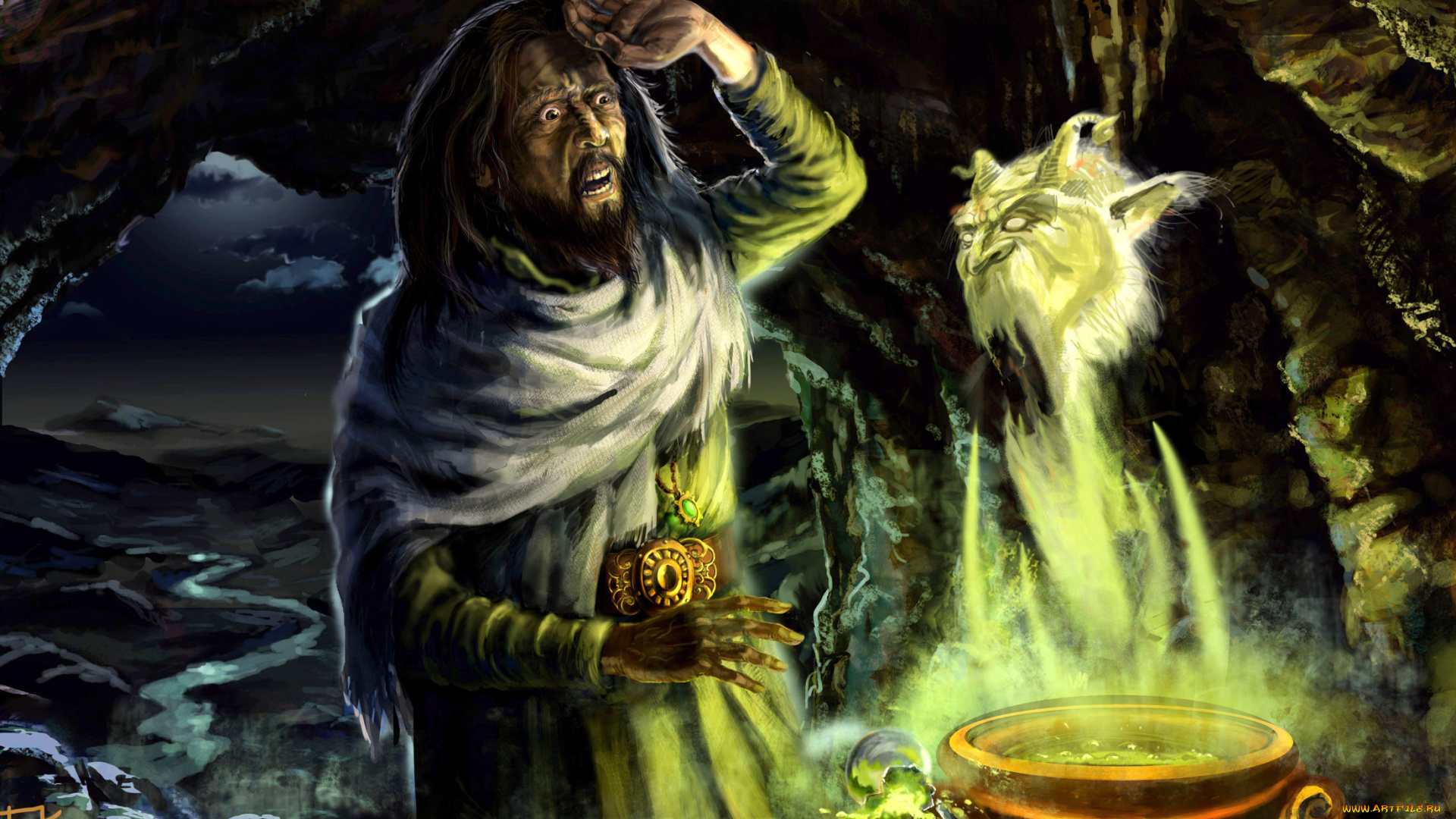 фэнтези, маги, колдун