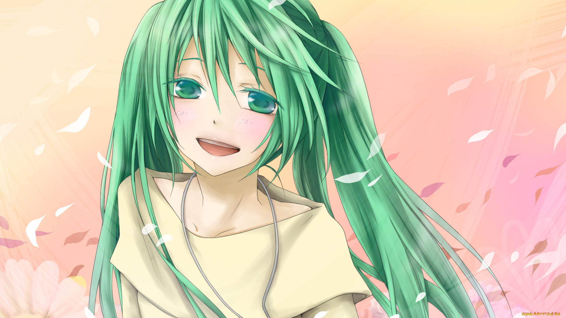 hatsune, miku, аниме, vocaloid