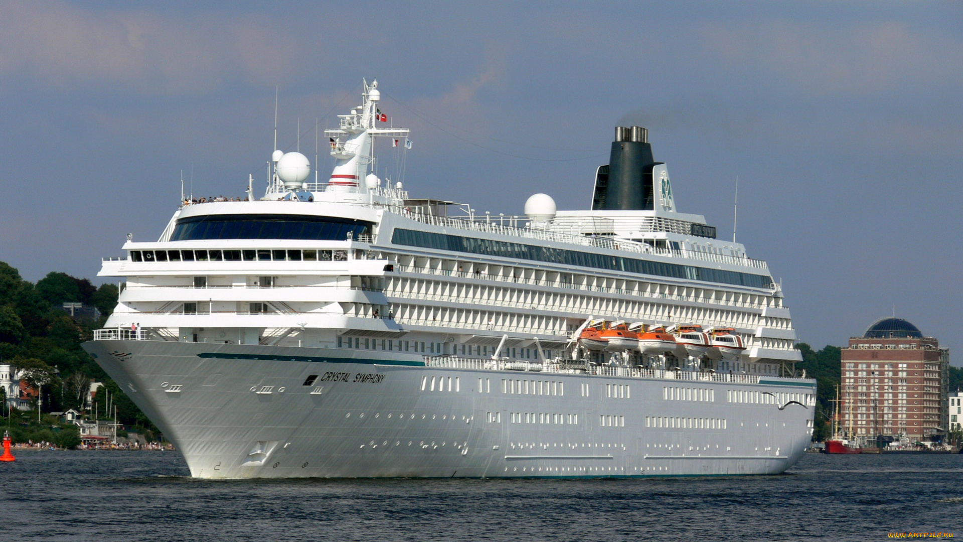 корабли, лайнеры, crystal, symphony