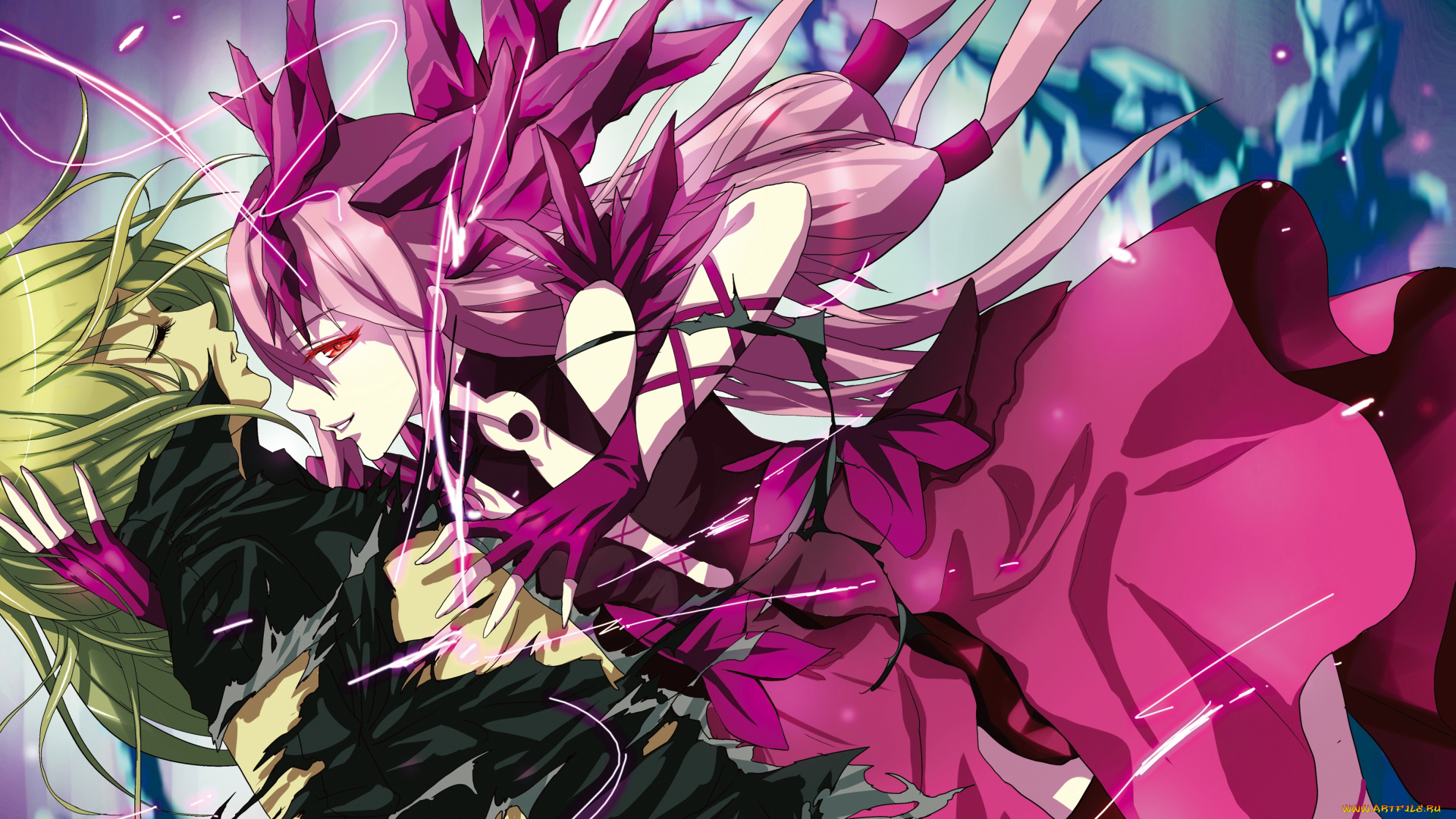 tsutsugami, gai, ouma, mana, аниме, guilty, crown