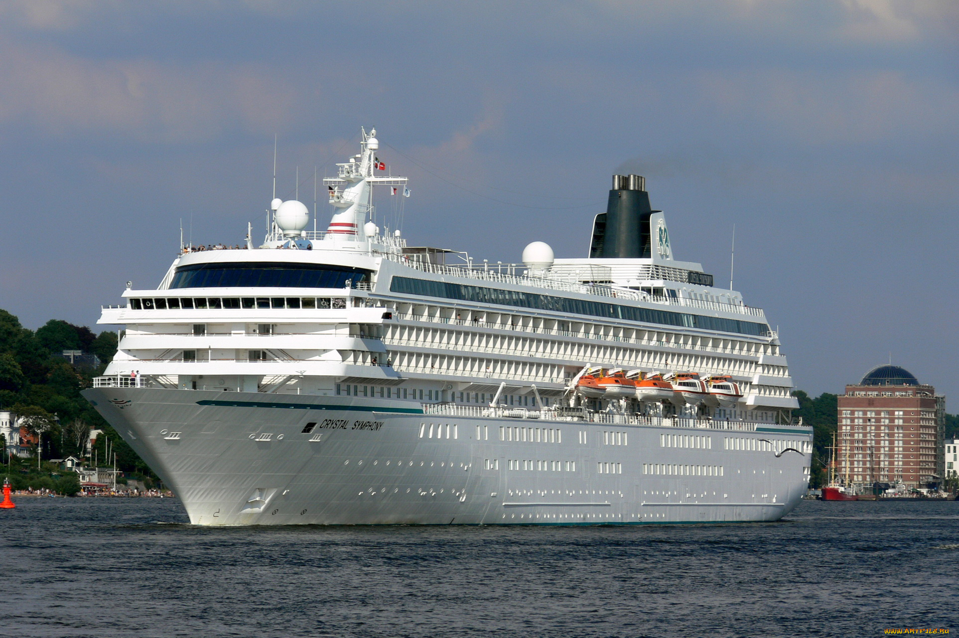 корабли, лайнеры, crystal, symphony