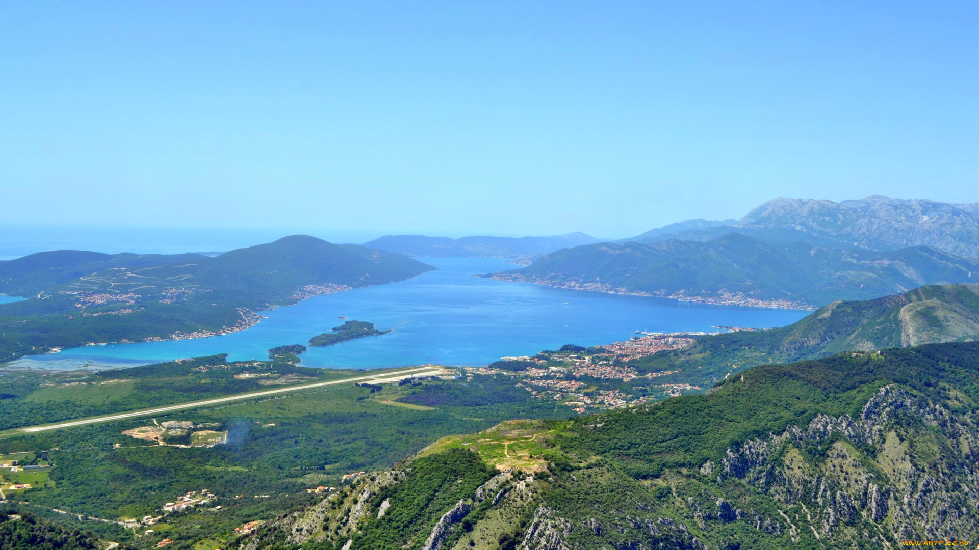 бодо, которская, бухта, природа, побережье, адриатика, Черногория, море, горы