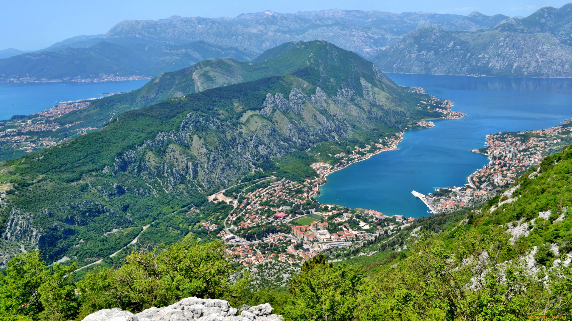 бодо, которская, бухта, природа, побережье, адриатика, Черногория, море, горы