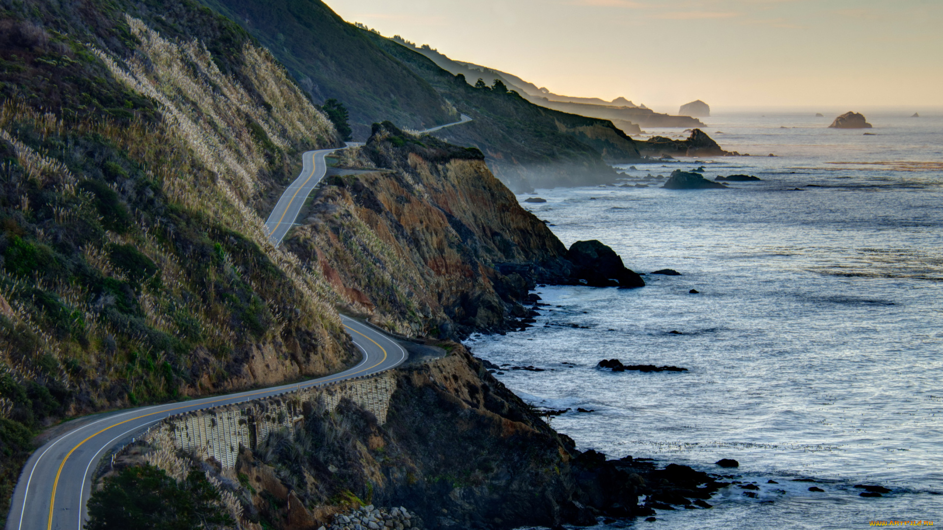 california, природа, побережье, море