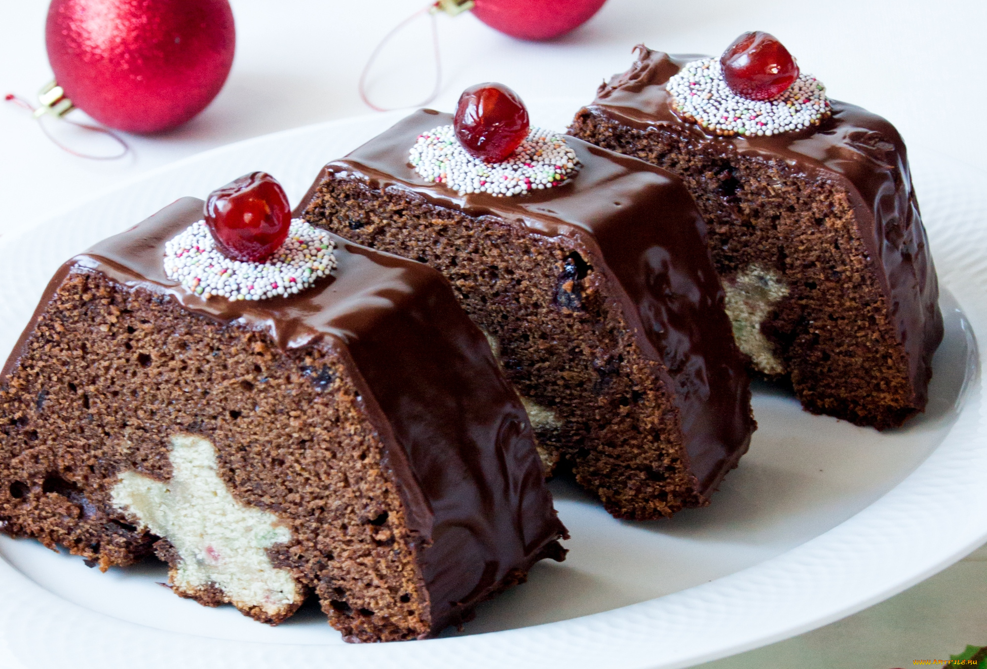 еда, пирожные, кексы, печенье, кекс, вишенки