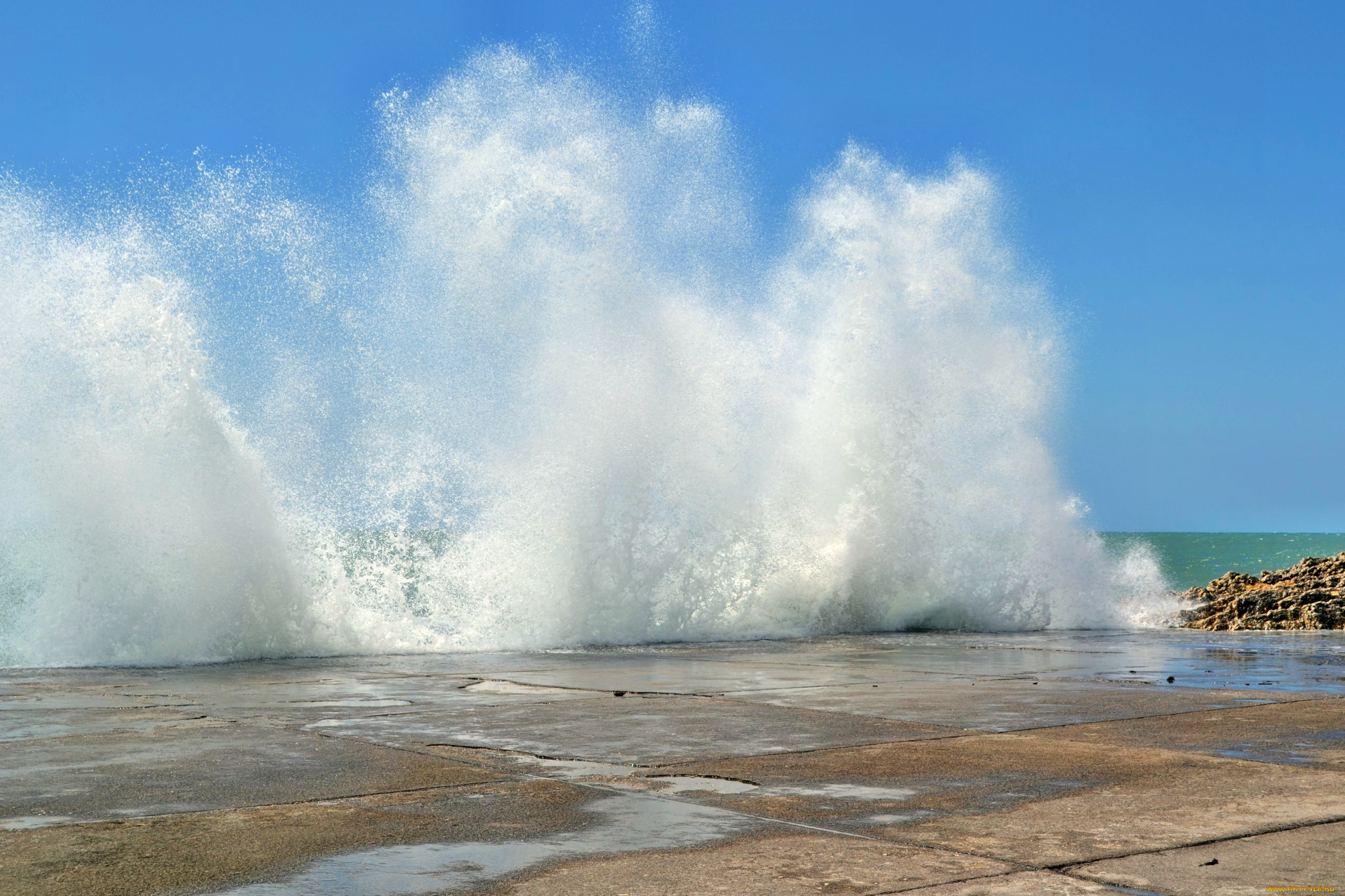 адриатика, Черногория, природа, стихия, брызги, побережье, море, прибой