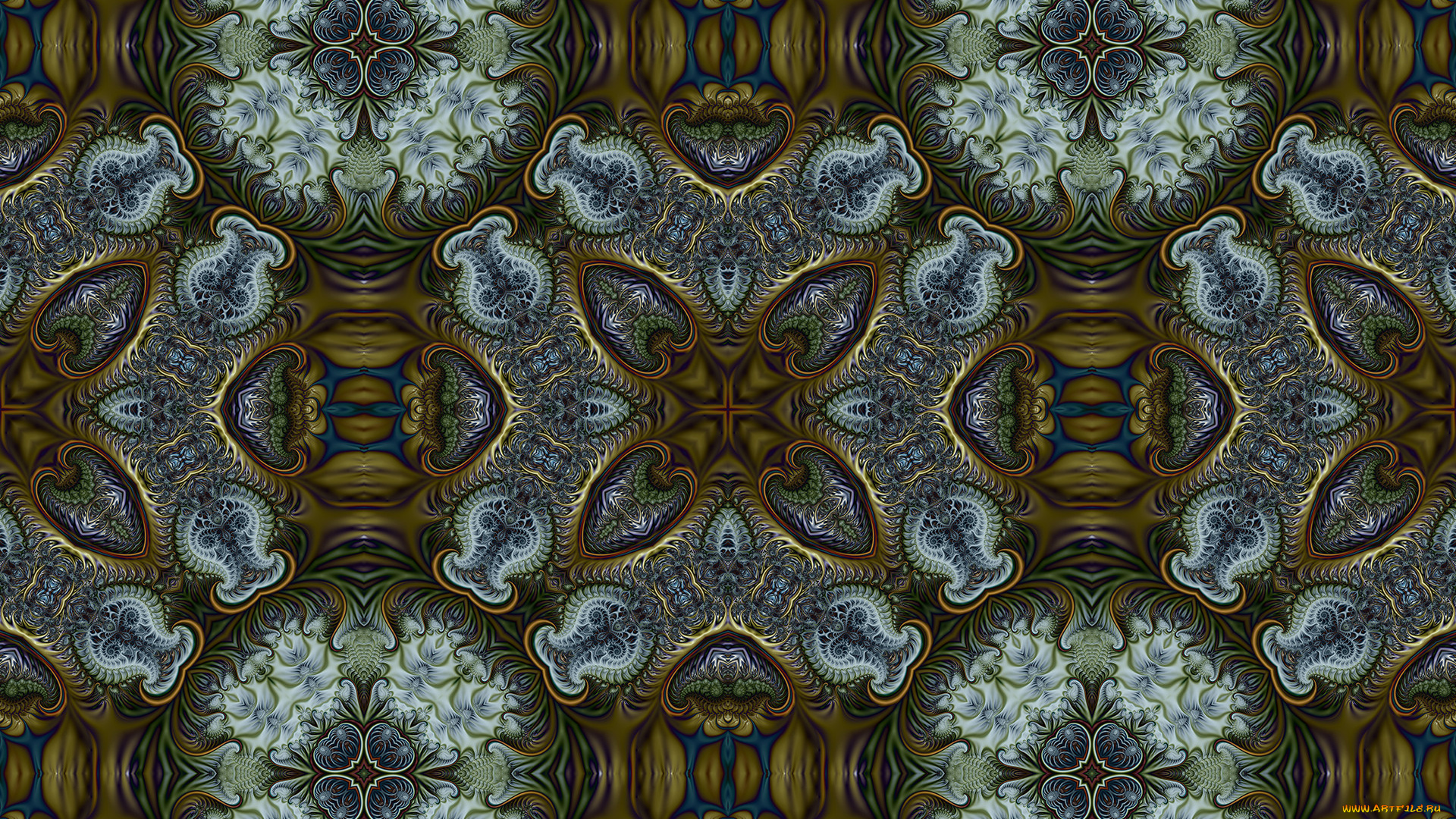 3д, графика, fractal, , фракталы, фон, узор, цвета