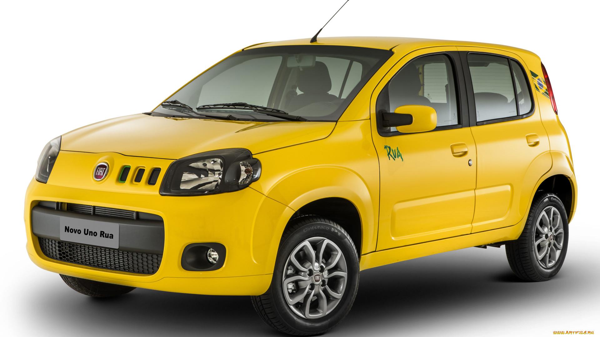 автомобили, fiat, uno, rua, 2014г, желтый