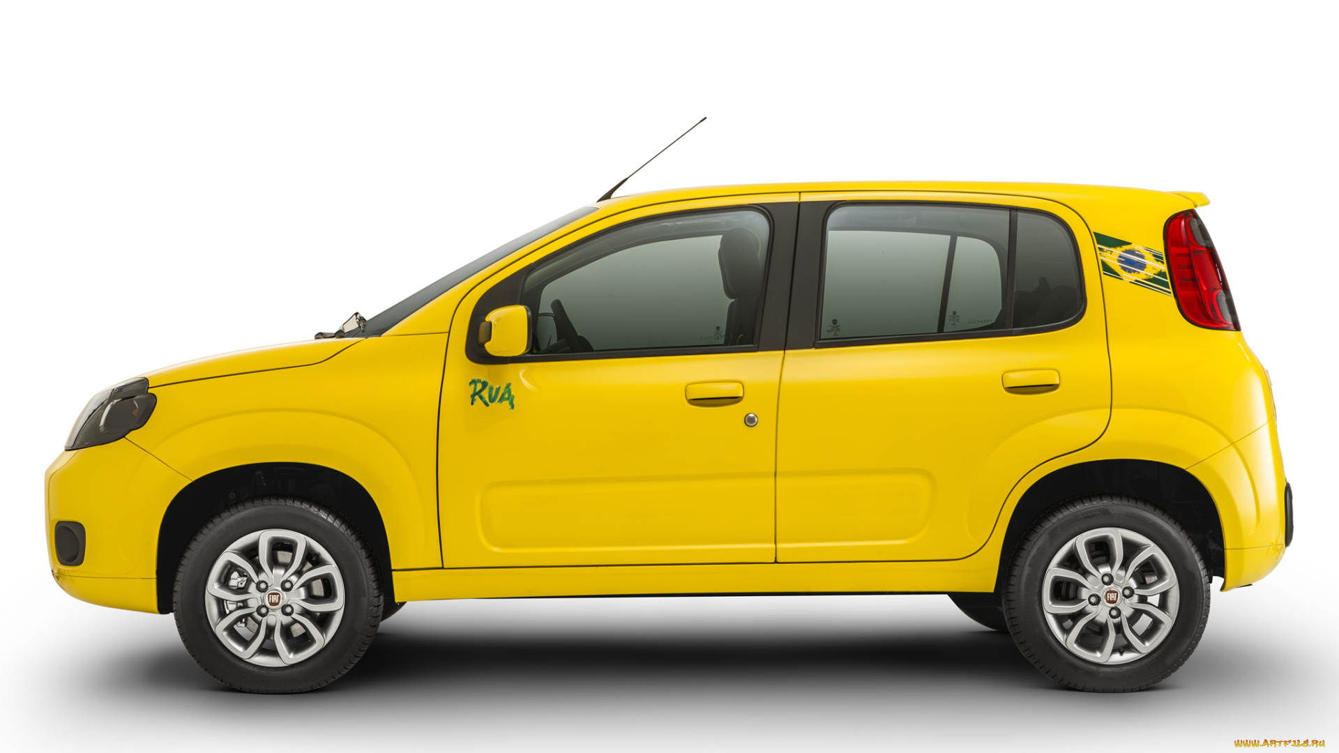 автомобили, fiat, uno, rua, 2014г, желтый