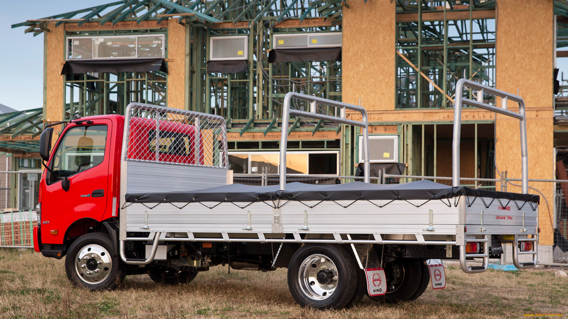 автомобили, hino, красный, 2014, 300-921