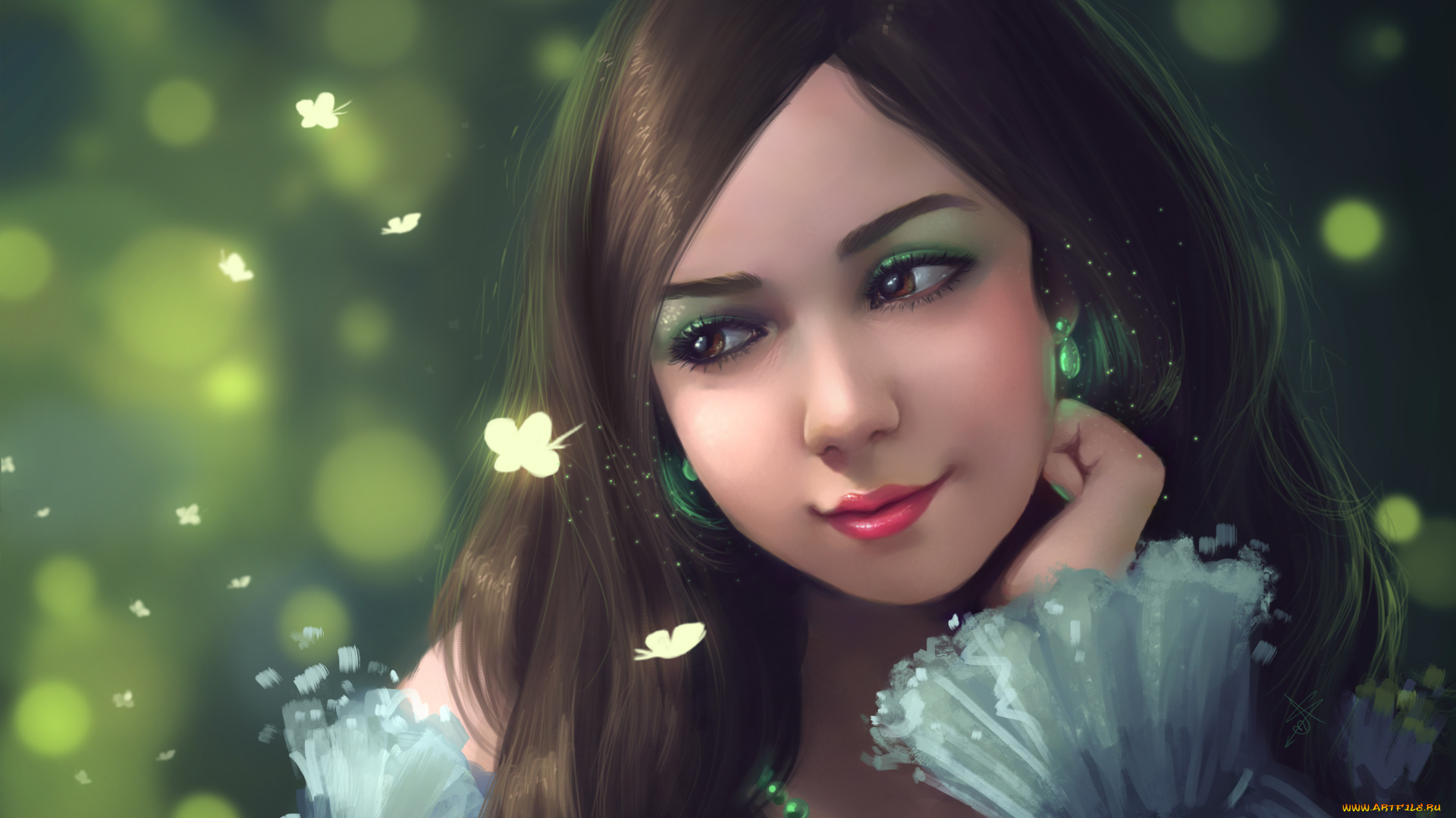 фэнтези, девушки, волосы