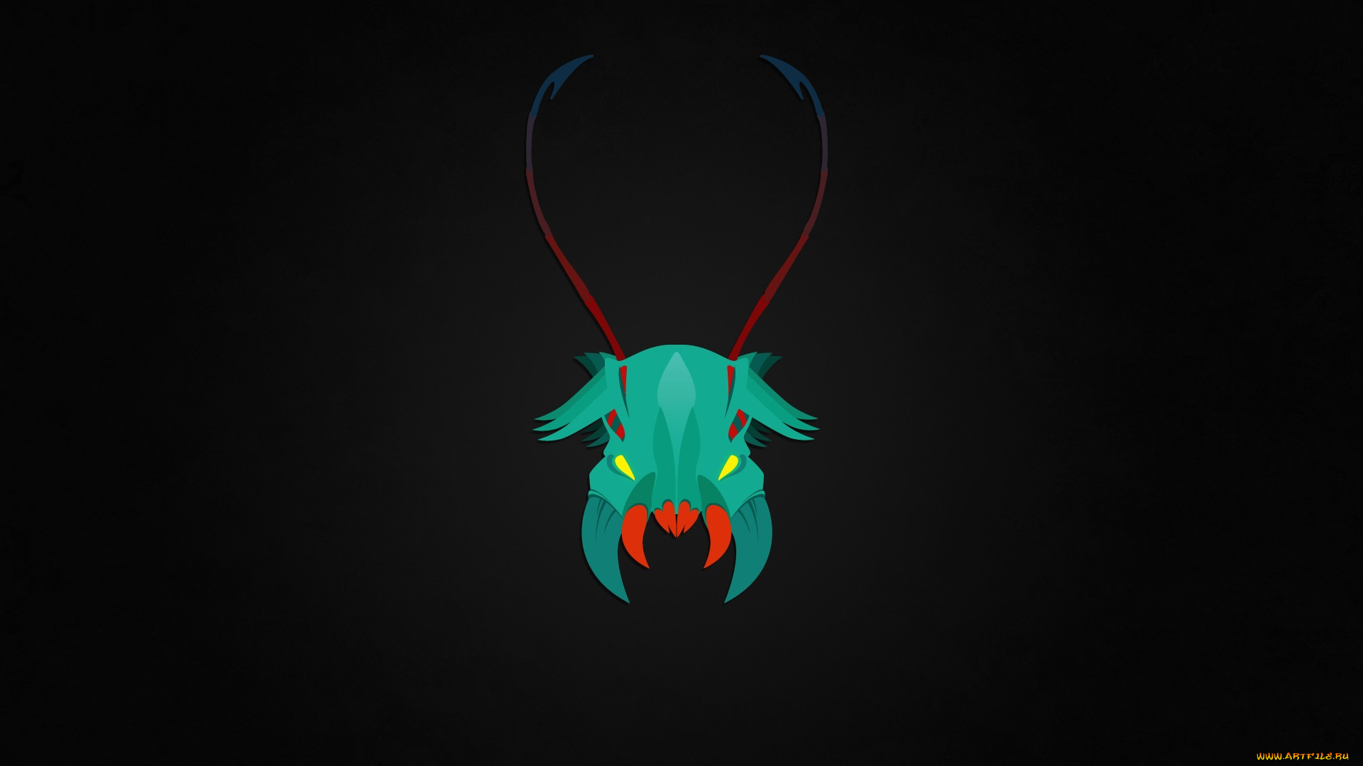 рисованные, минимализм, клыки