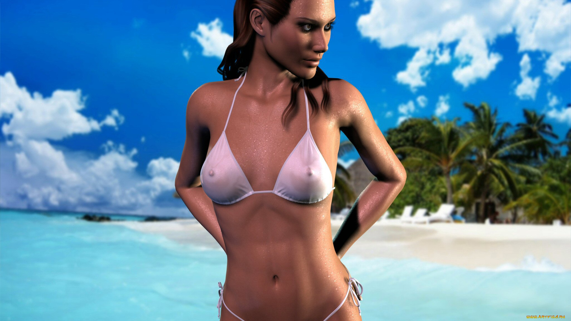 3д, графика, люди, , people, фон, взгляд, девушка