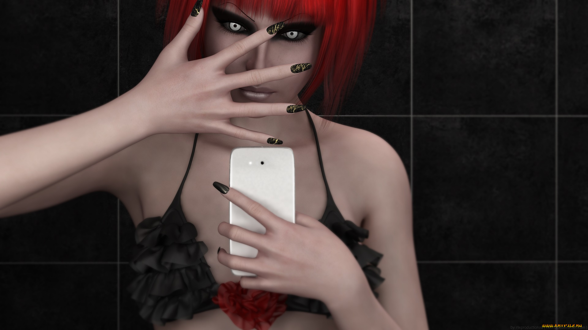 3д, графика, люди, , people, фон, взгляд, рука, девушка