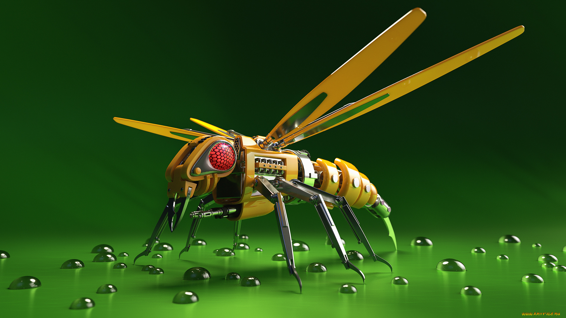 3д, графика, моделирование, , modeling, оса