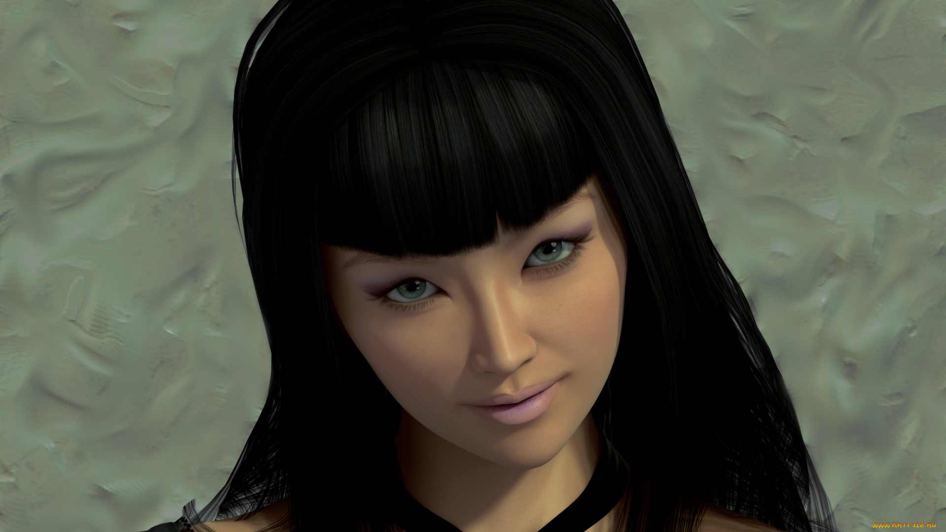 3д, графика, портрет, , portraits, девушка, взгляд, фон