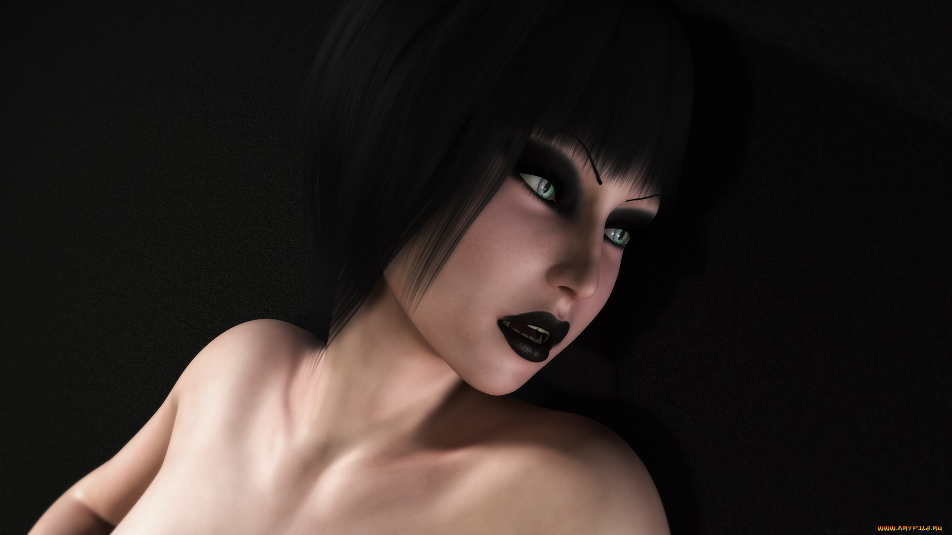 3д, графика, портрет, , portraits, фон, взгляд, девушка