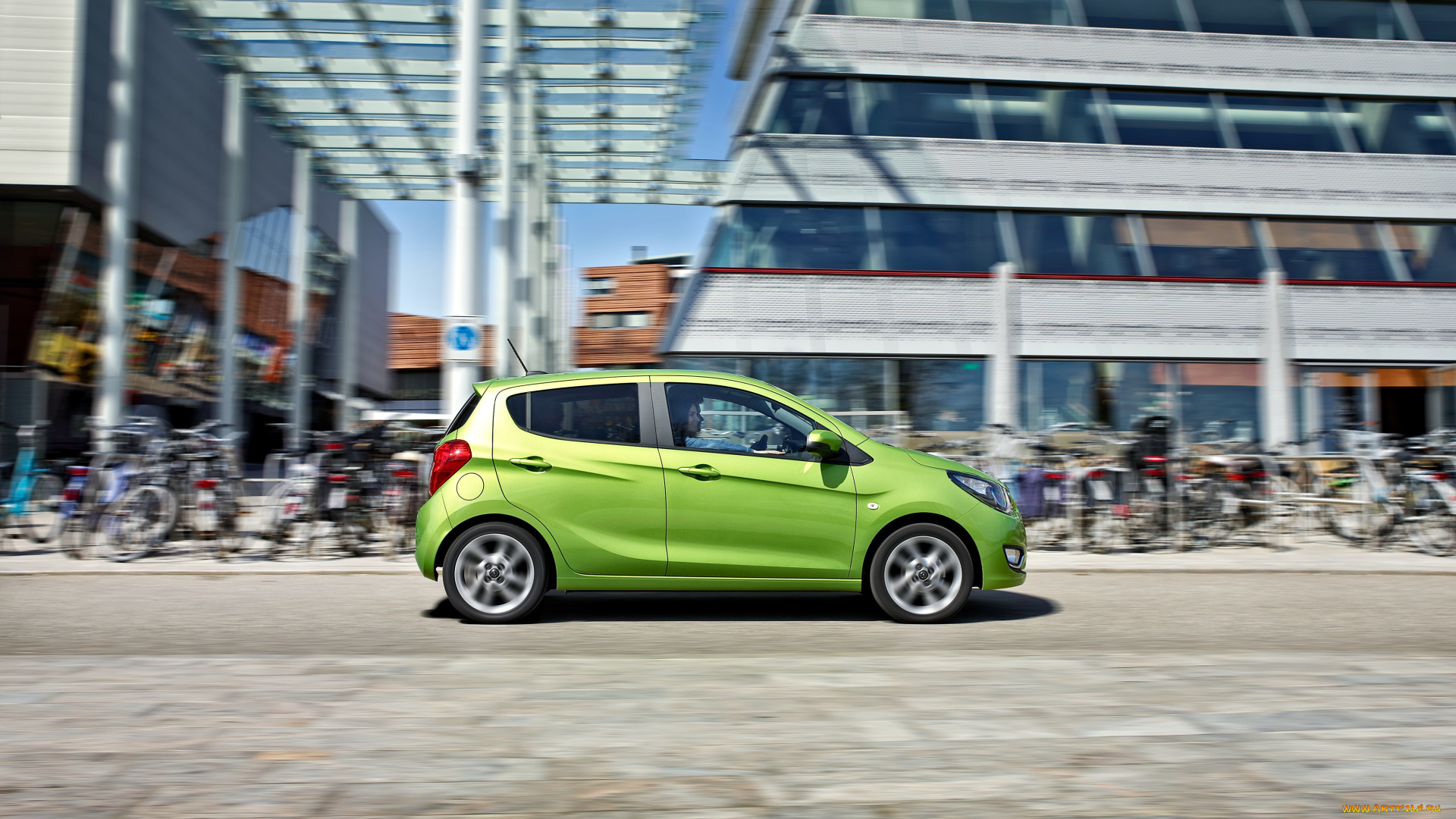 автомобили, opel, зеленый, 2015г, karl