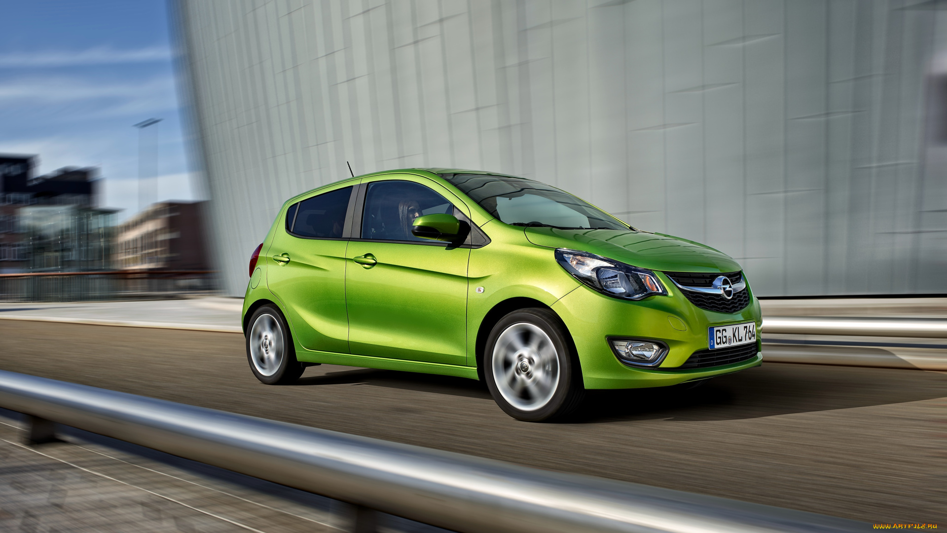 автомобили, opel, зеленый, 2015г, karl