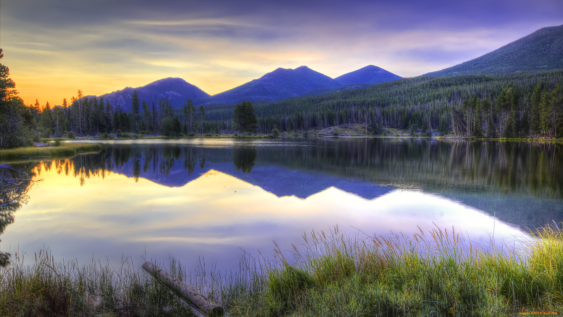 природа, реки, озера, река, лес, горы