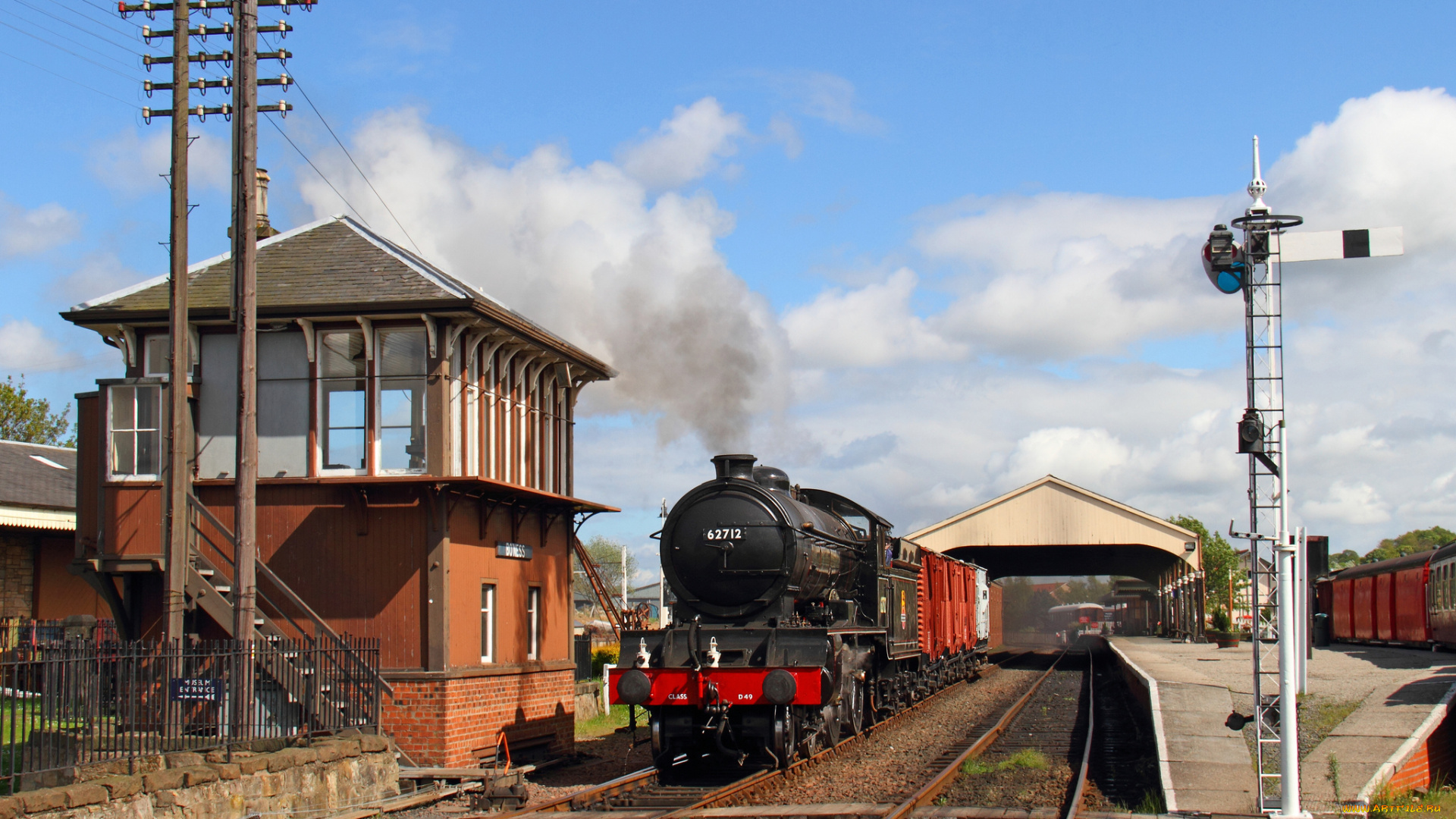 техника, паровозы, дорога, железная, паровоз, рельсы