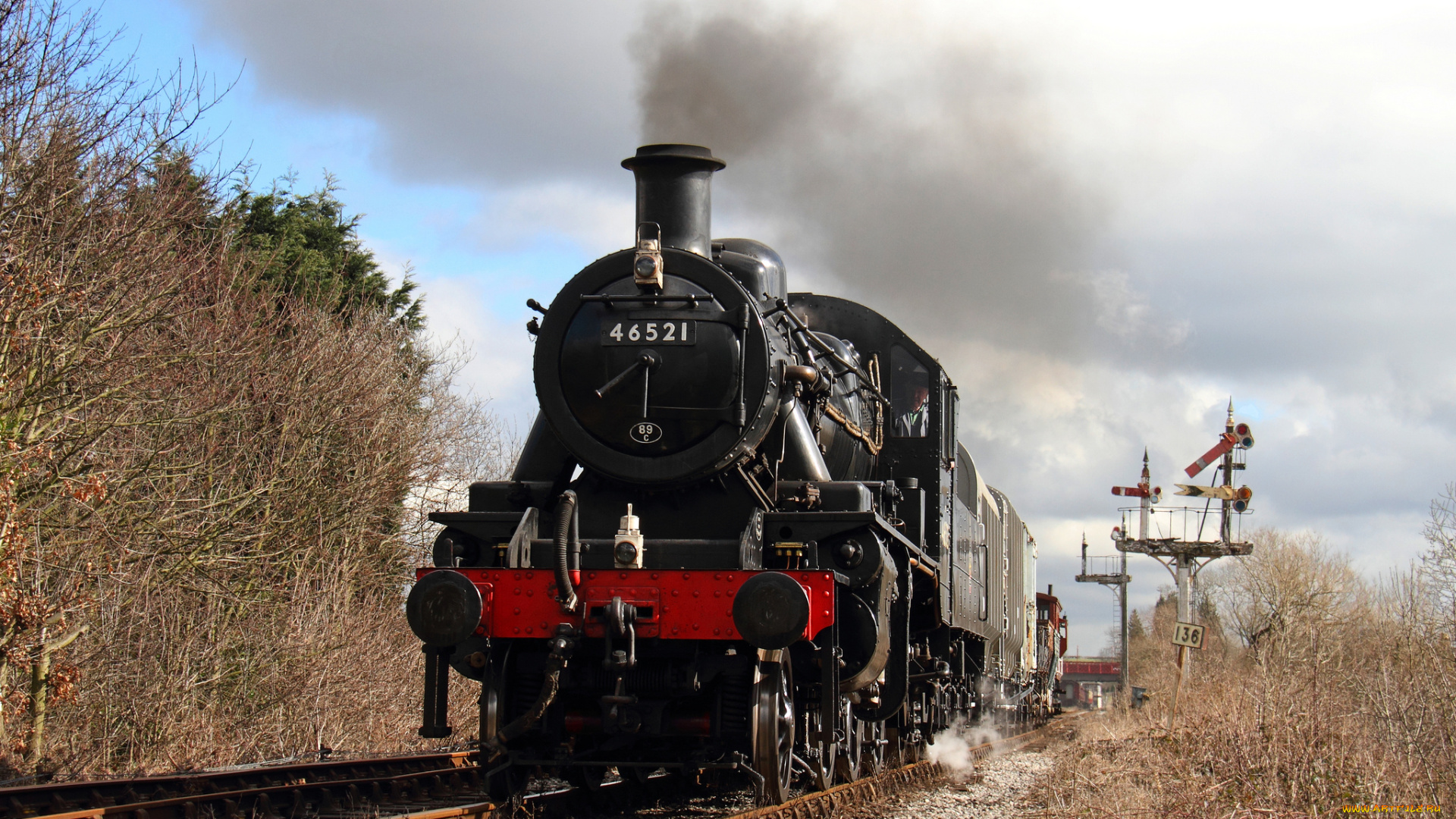 техника, паровозы, паровоз, дорога, железная, рельсы