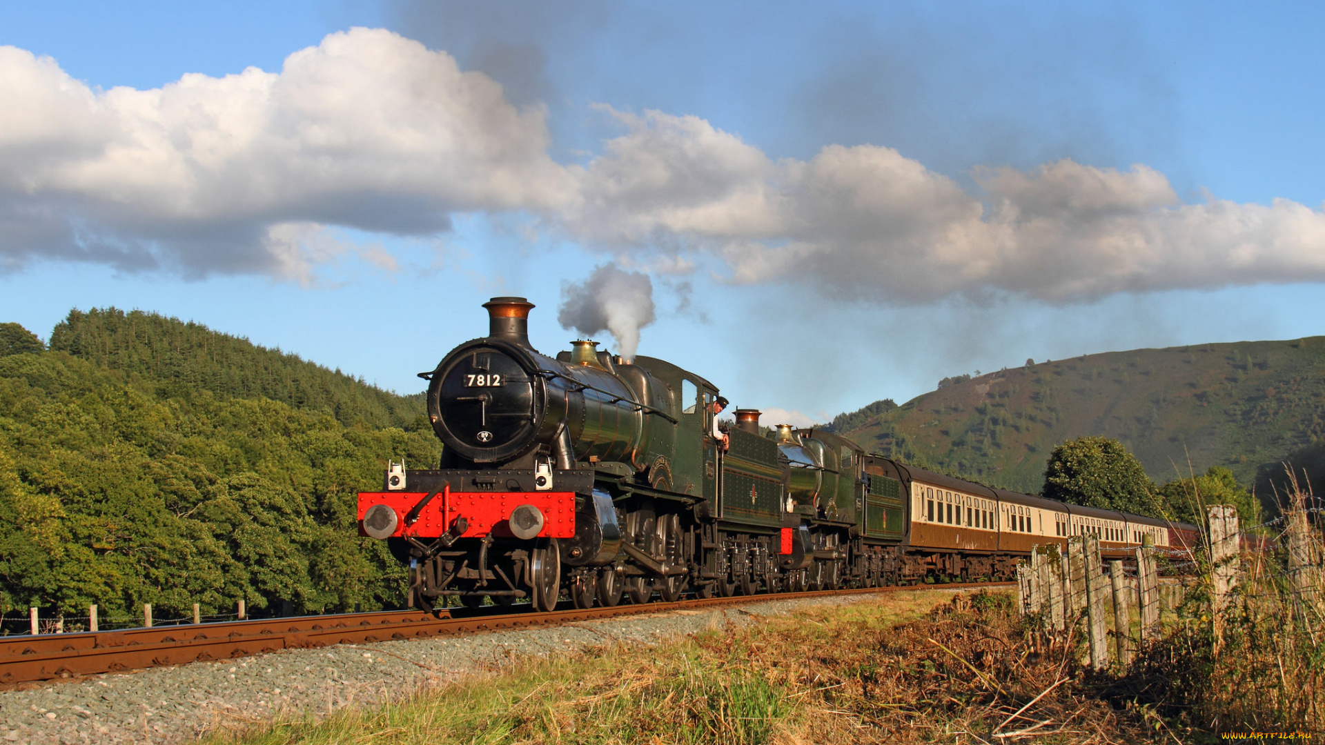 техника, паровозы, паровоз, рельсы, железная, дорога