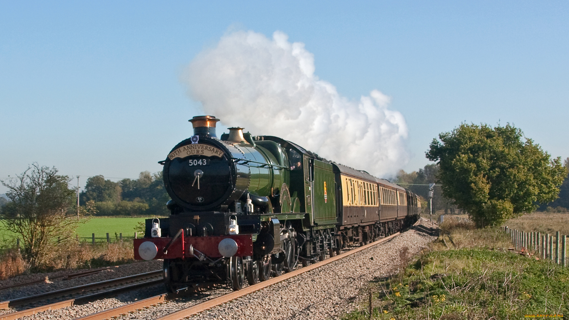 техника, паровозы, паровоз, железная, дорога, рельсы