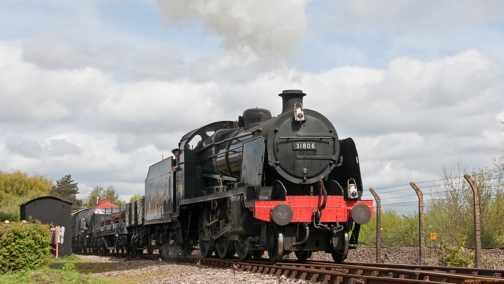 техника, паровозы, рельсы, паровоз, дорога, железная