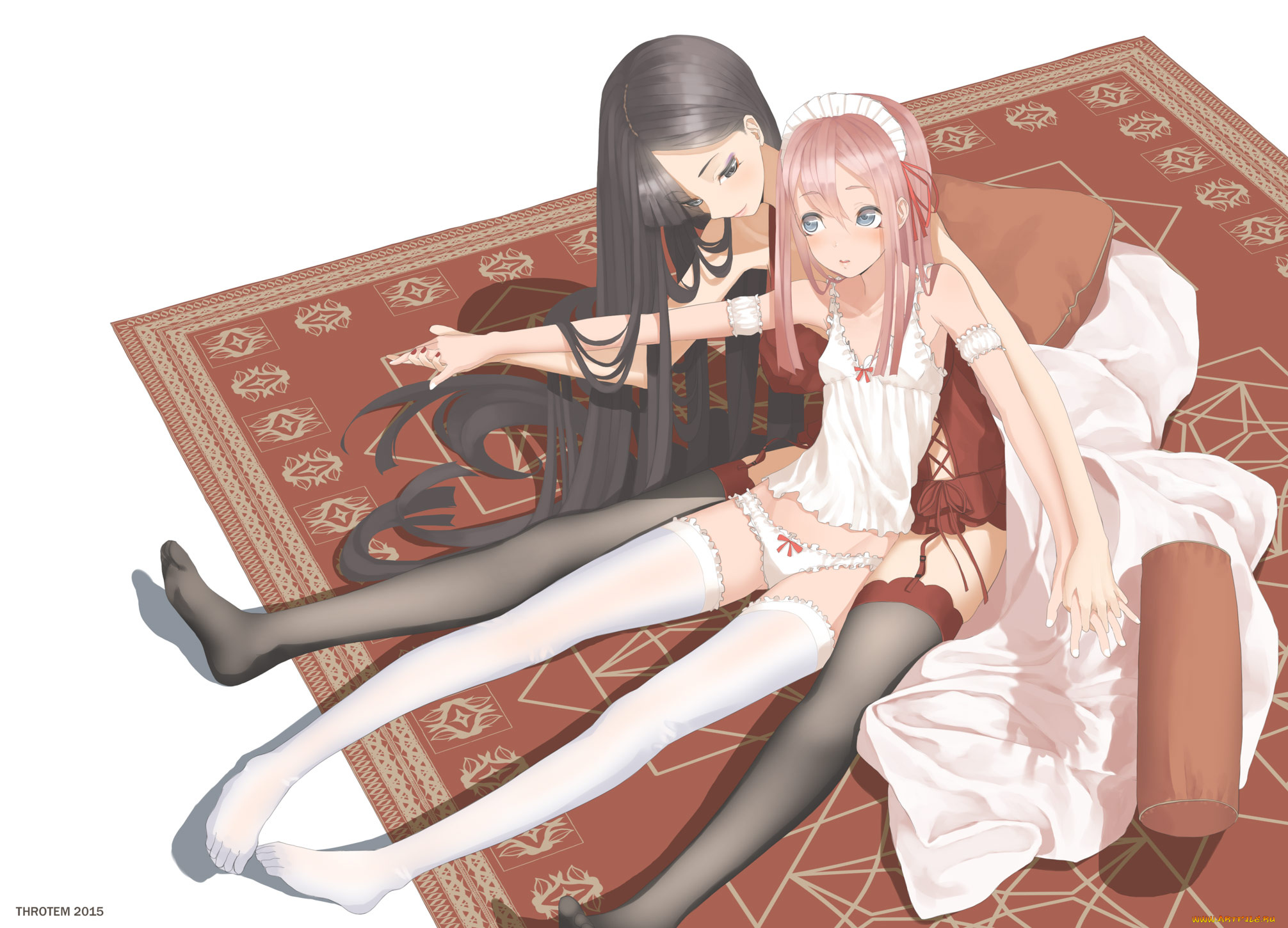 аниме, unknown, , другое, throtem, арт, девушки