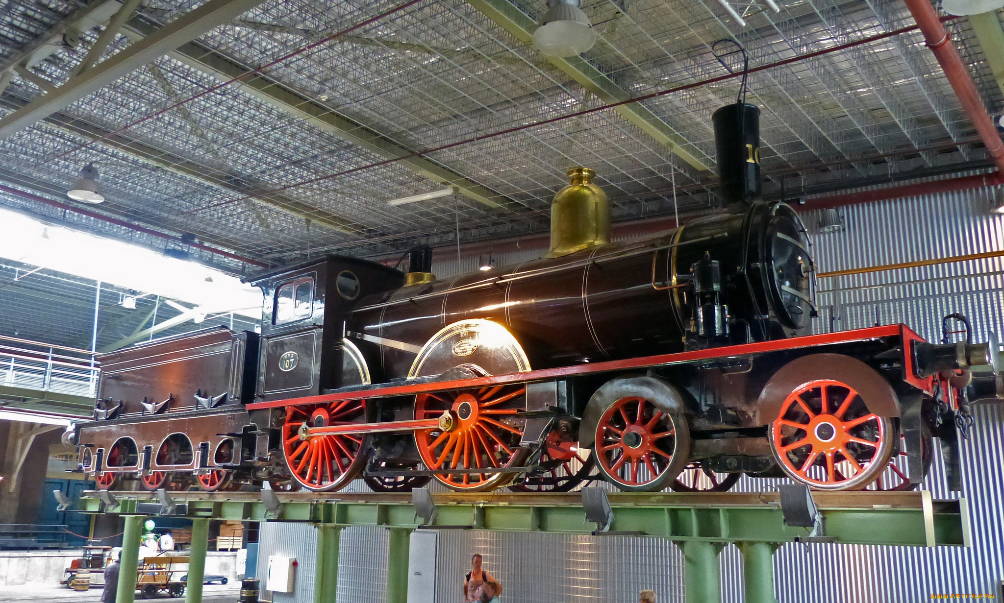 техника, паровозы, дорога, железная, рельсы, паровоз