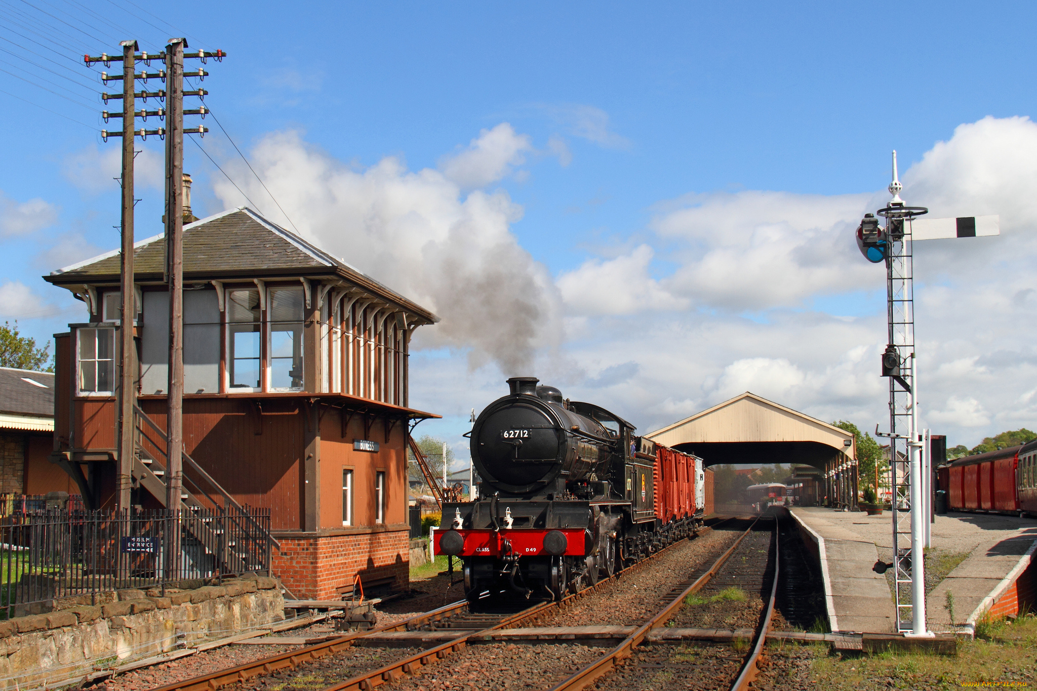 техника, паровозы, дорога, железная, паровоз, рельсы