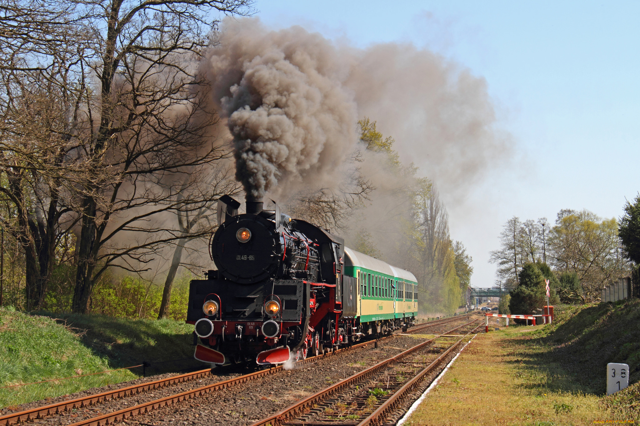 техника, паровозы, паровоз, рельсы, дорога, железная