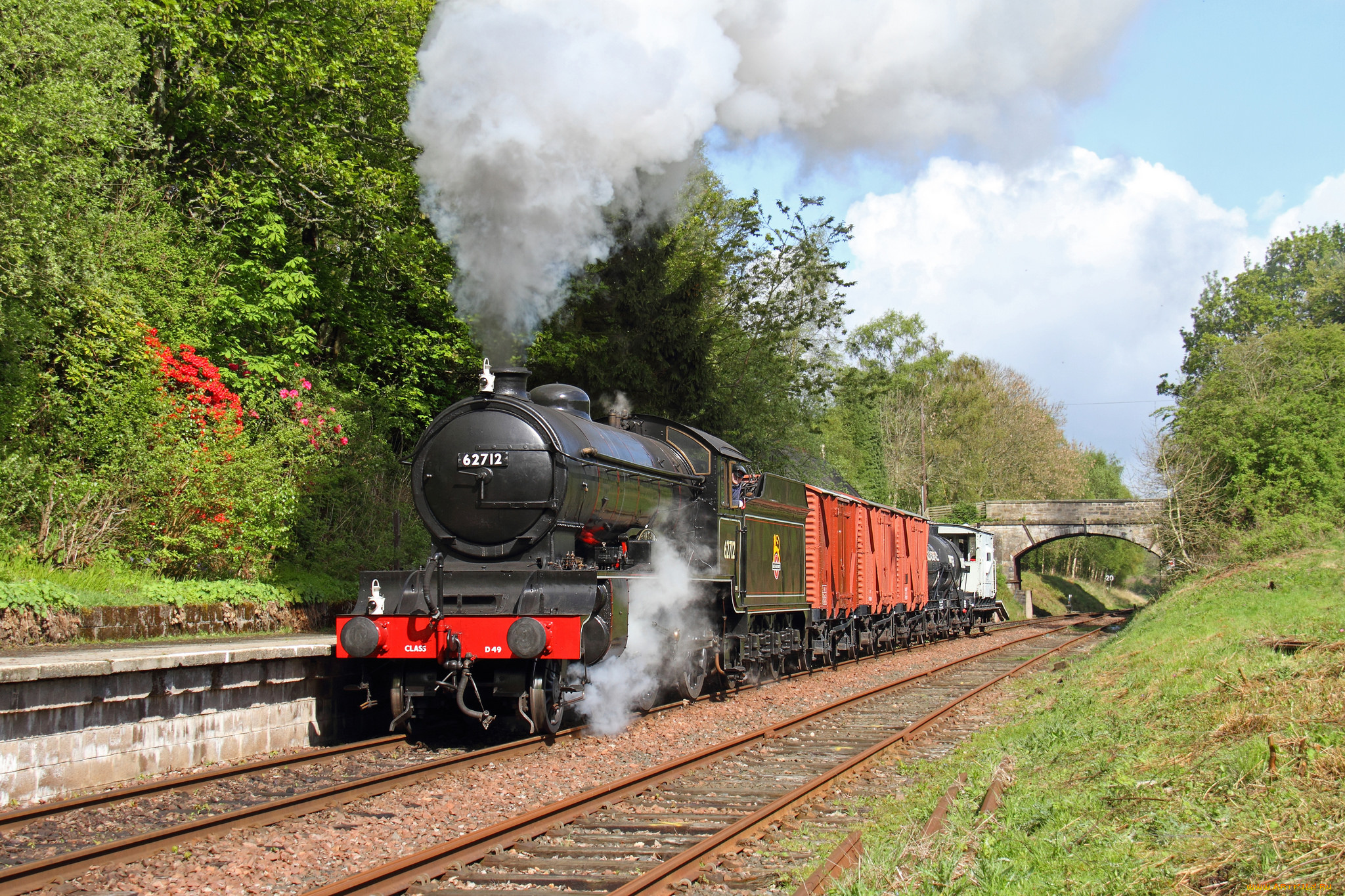 техника, паровозы, паровоз, рельсы, дорога, железная