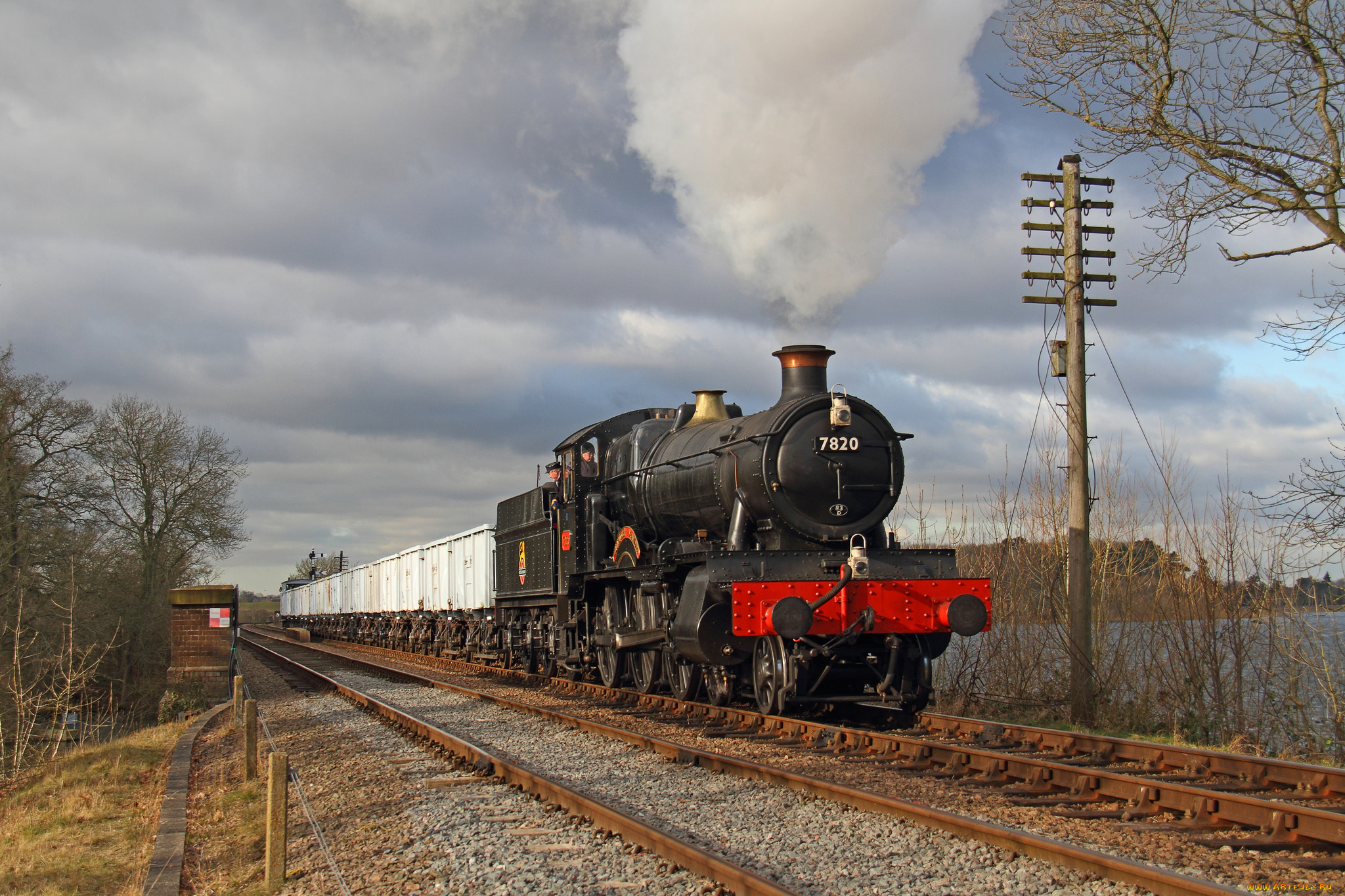 техника, паровозы, железная, паровоз, рельсы, дорога
