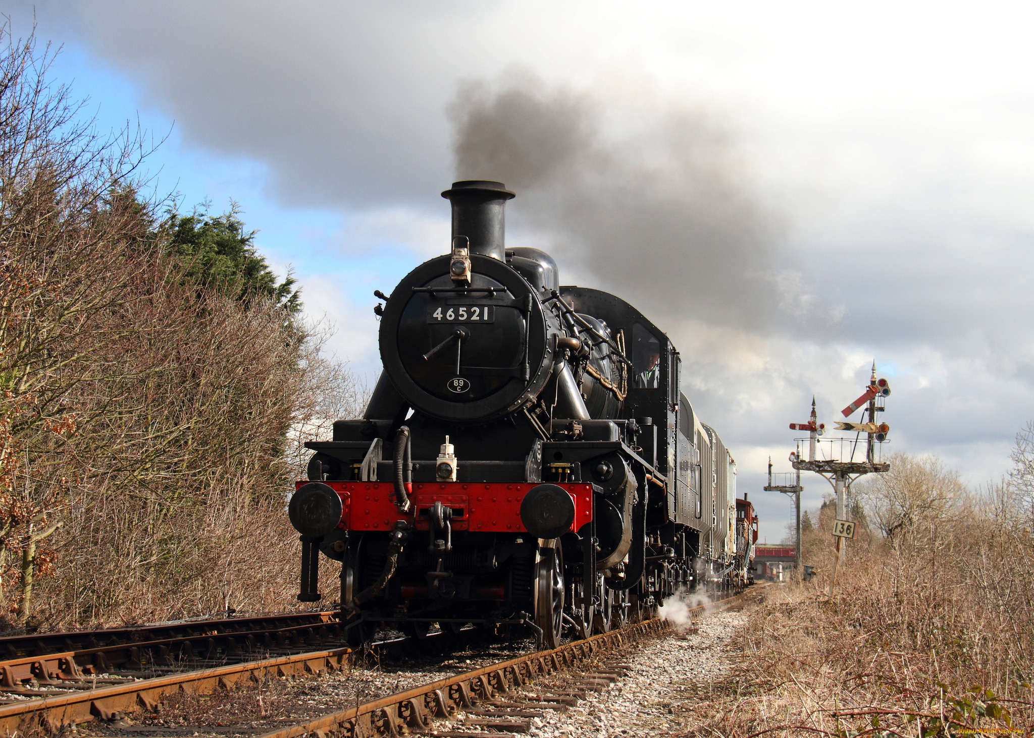 техника, паровозы, паровоз, дорога, железная, рельсы