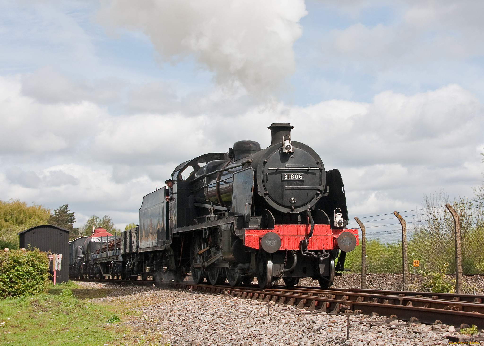 техника, паровозы, рельсы, паровоз, дорога, железная