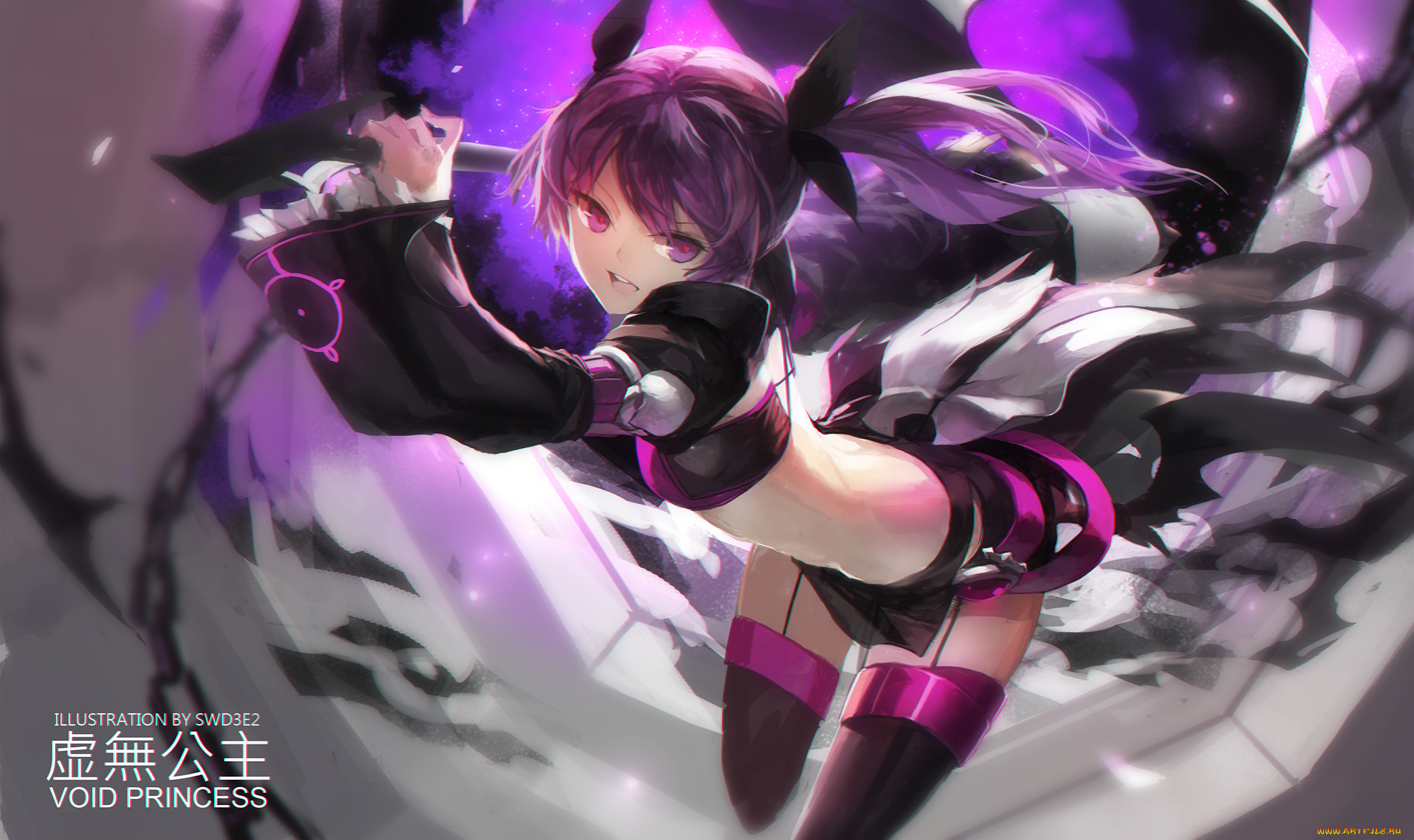 аниме, оружие, , техника, , технологии, elsword, девушка, арт, swd3e2, aisha