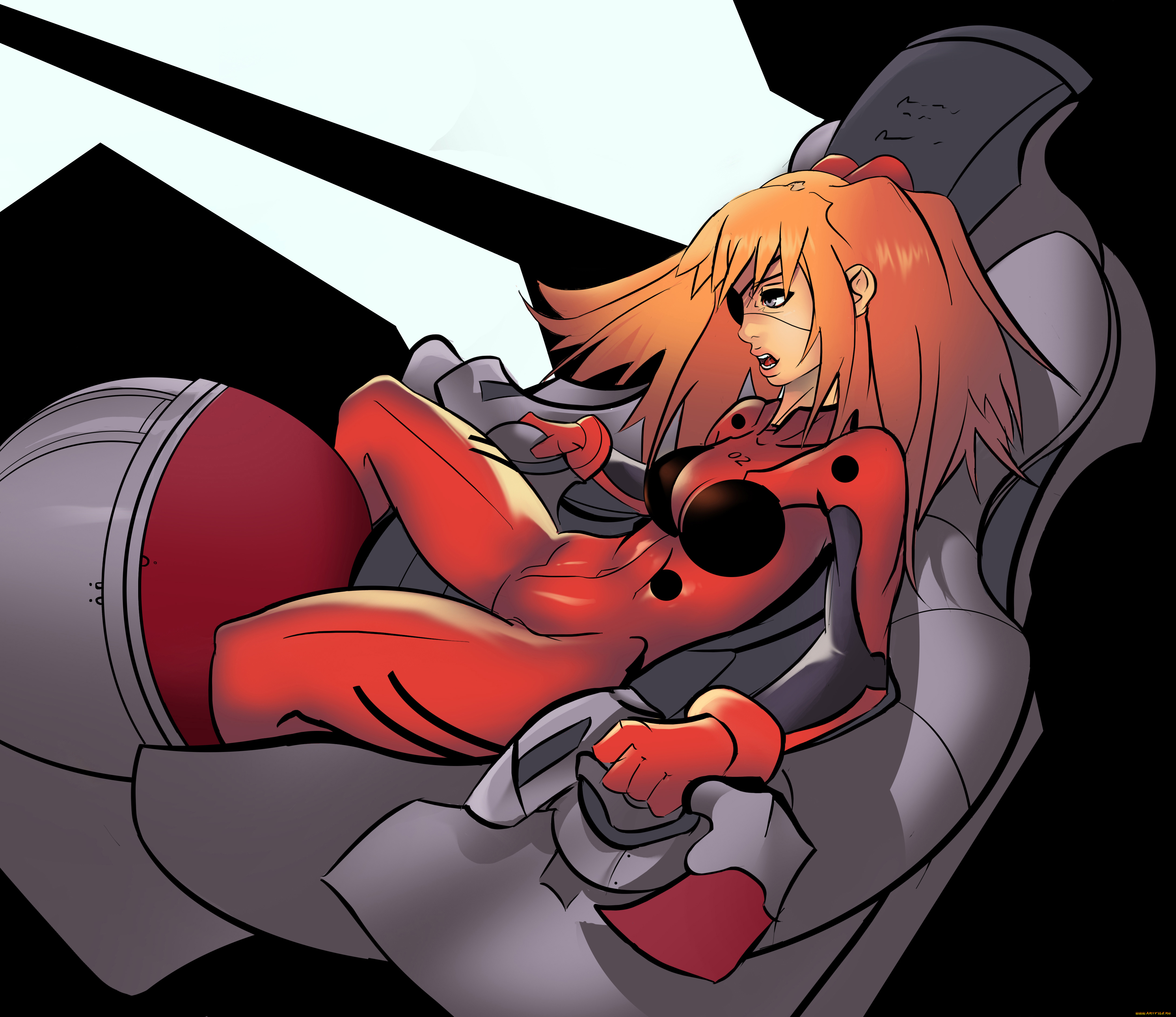 разное, арты, тело, грудь, костюм, девушка, anime, asuka, evangelion