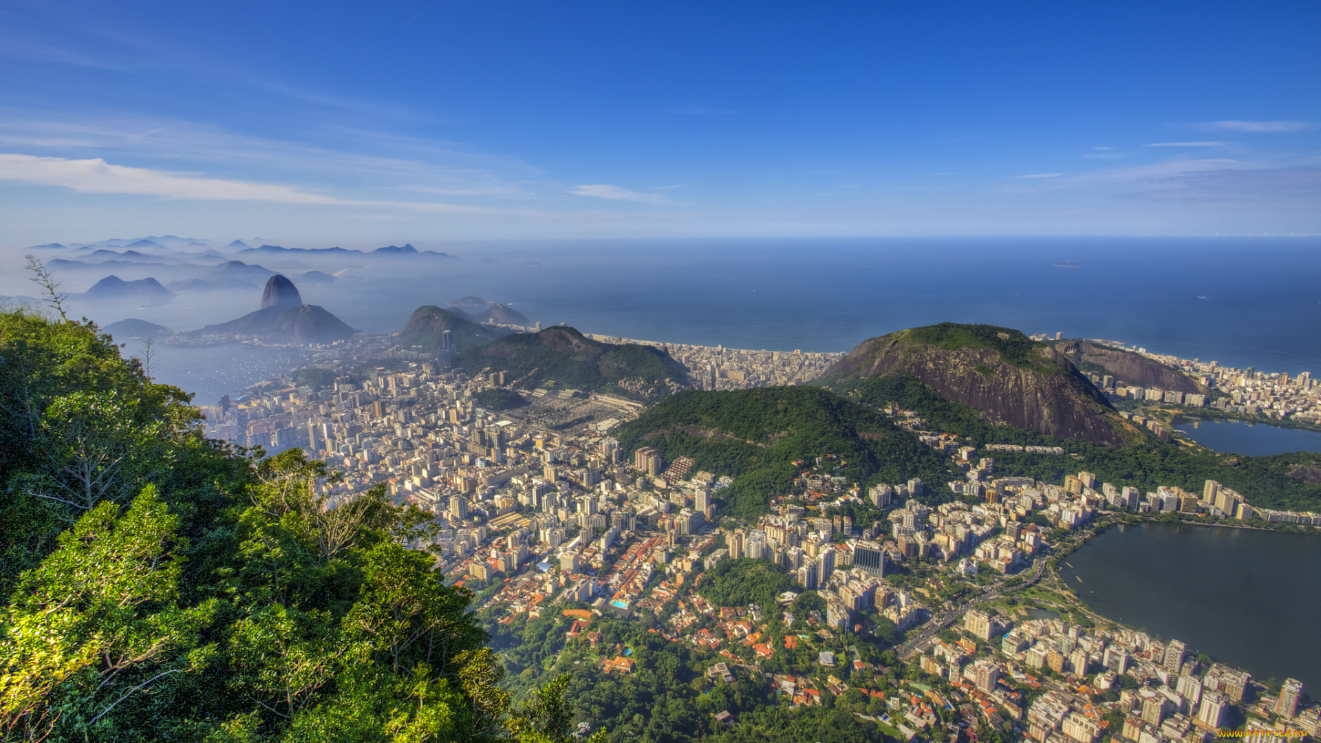 rio, de, janeiro, города, рио-де-жанейро, , бразилия, панорама