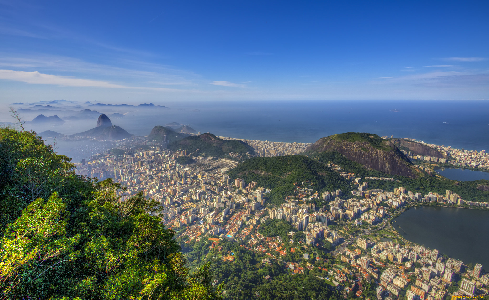 rio, de, janeiro, города, рио-де-жанейро, , бразилия, панорама