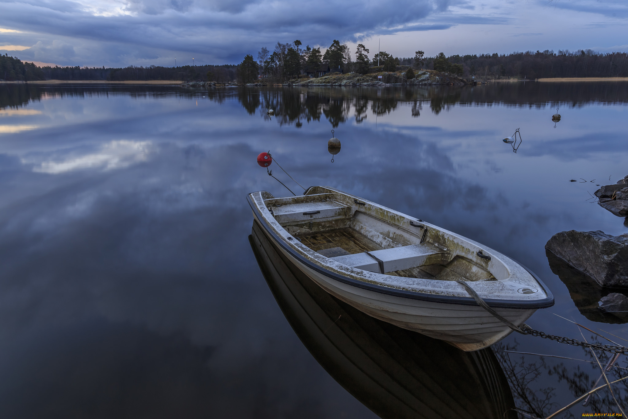 корабли, лодки, , шлюпки, заря, река